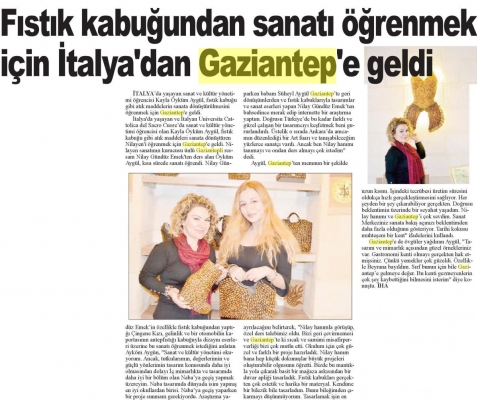 İtalya'dan Gaziantep'e